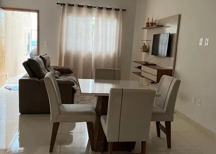 Apto Terreo Mae Aparecida 8 Pessoas 3Km Do Santuario Com Wifi ,Ar Condicionado Nos Quartos